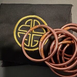 Elegant Copper Bangle Set